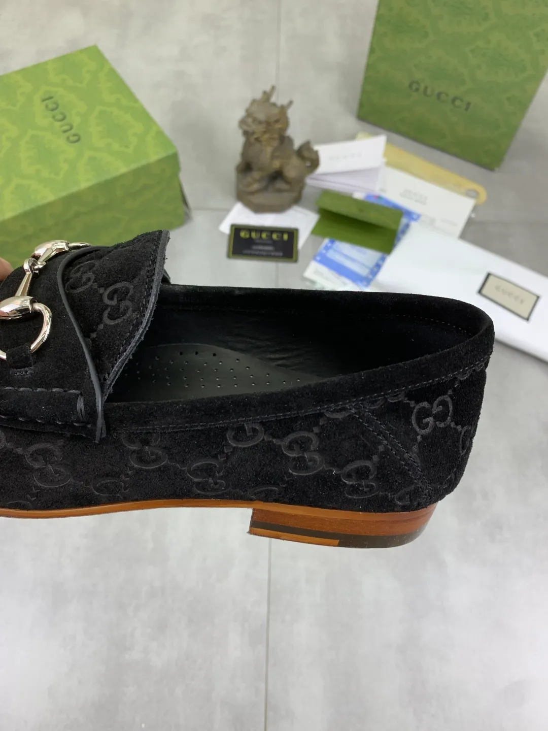 Men's men's shoes 💰P540 [New style] Water-dyed cowhide 💰💎💎💎 [Gucci] Gucci high-end men's formal business leather shoes, original order 1:1 authentic goods! Original imported high-end washed calfskin, original metal buckle, imported first-layer cowhide lining for feet, original outsole, men's shoe size: 38-44, multiple colors available